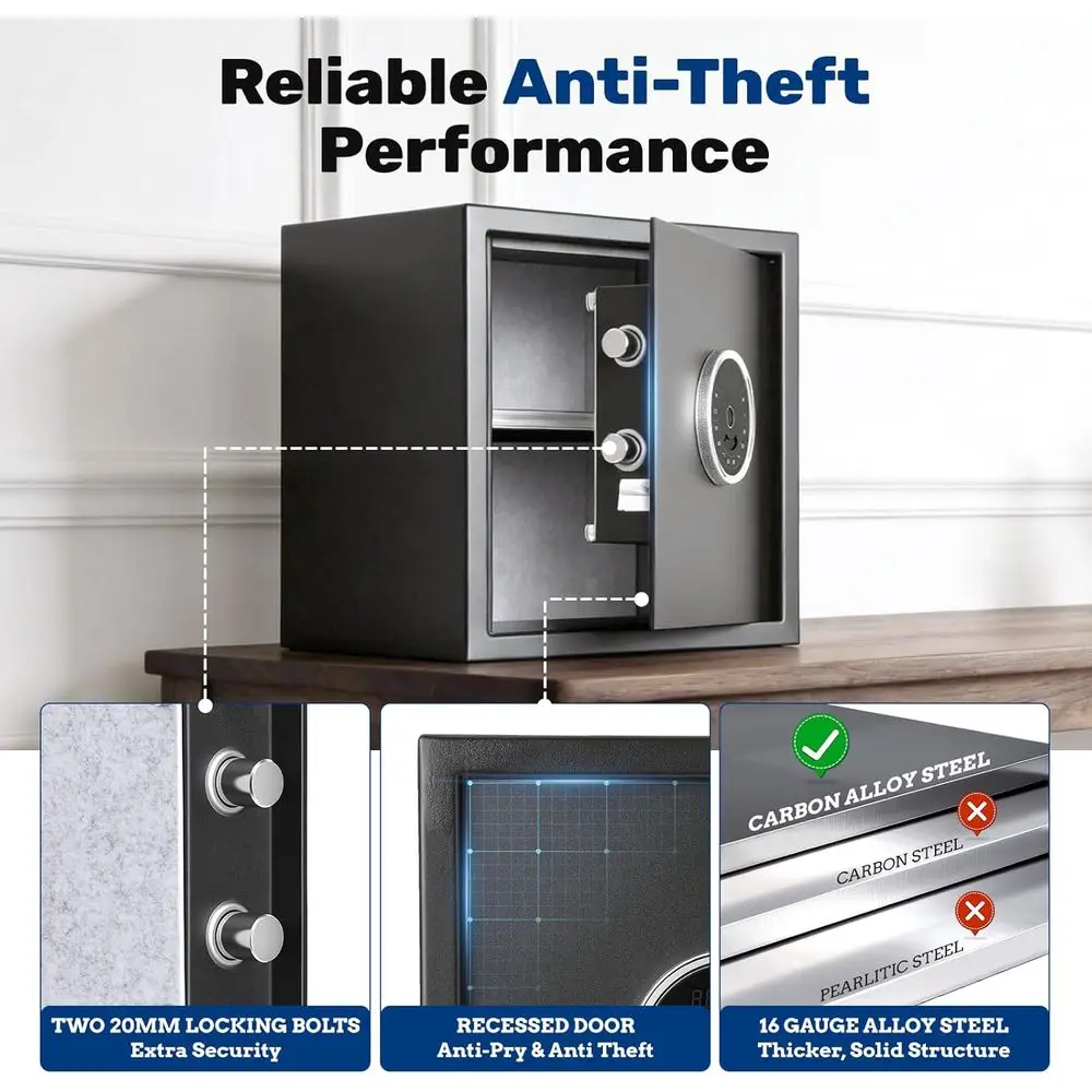 1.5 Brankas Biometrik Otomatis - Home Security Keypad ulasan dan harga