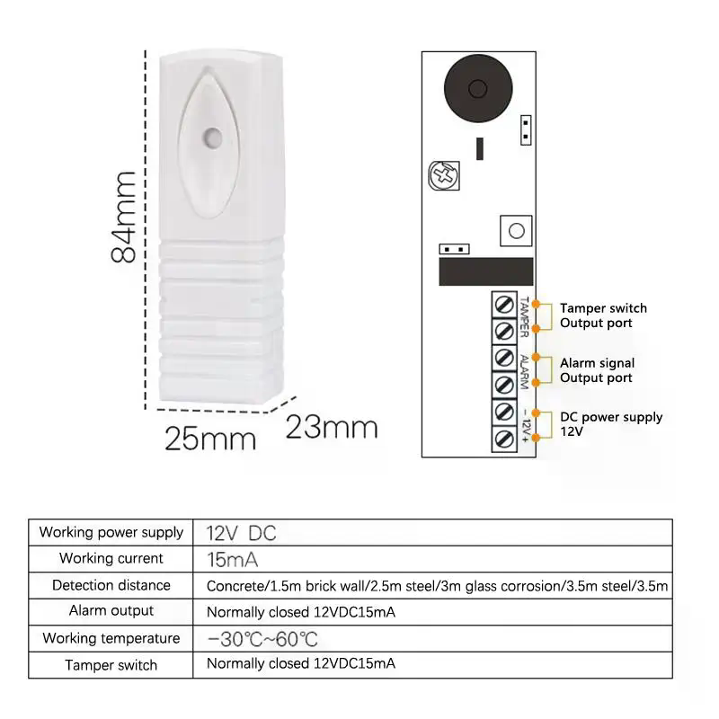 Detektor Sensor Getaran Fotoel - Home Security Alarm ulasan dan harga