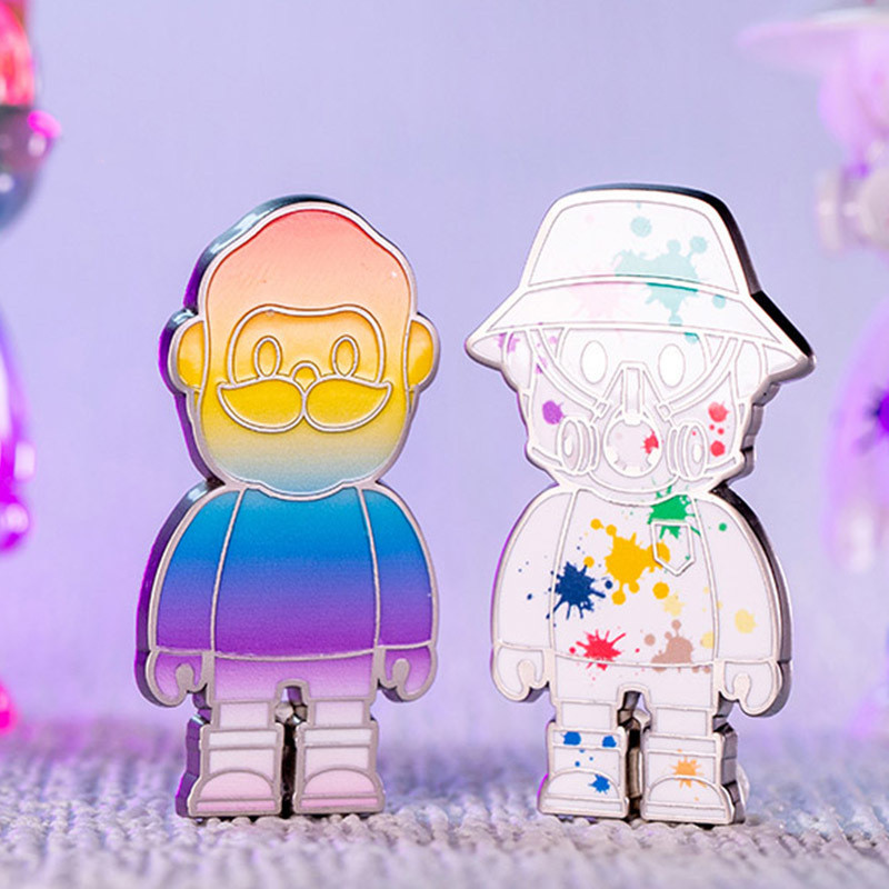Farmer Bob Color Metal Badge A - Home Security Movie ulasan dan harga