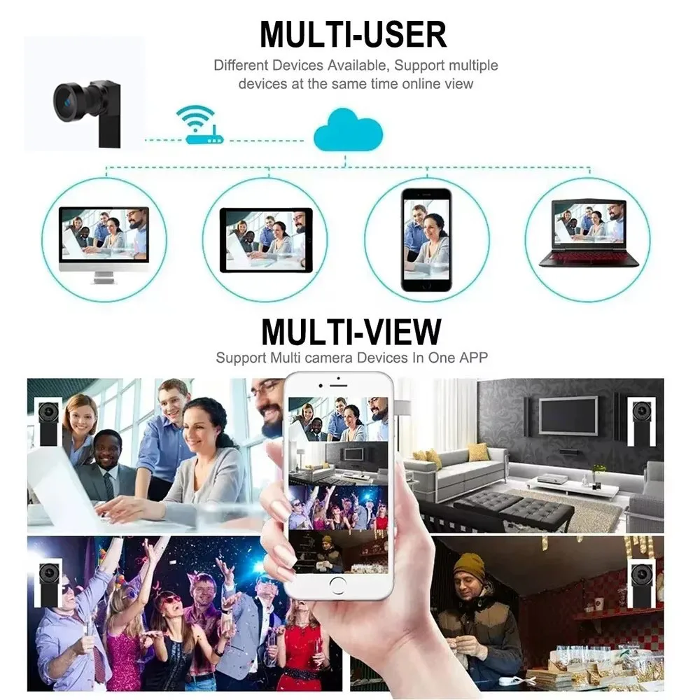 Versi Terbaru, Kamera Mini WiF - Home Security Hidden Cameras ulasan dan harga